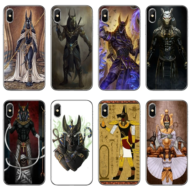 Европейский Египетский Анубис для iPhone 11 pro XR X XS Max 8 7 6s plus SE 5s 5c iPod Touch 5 6