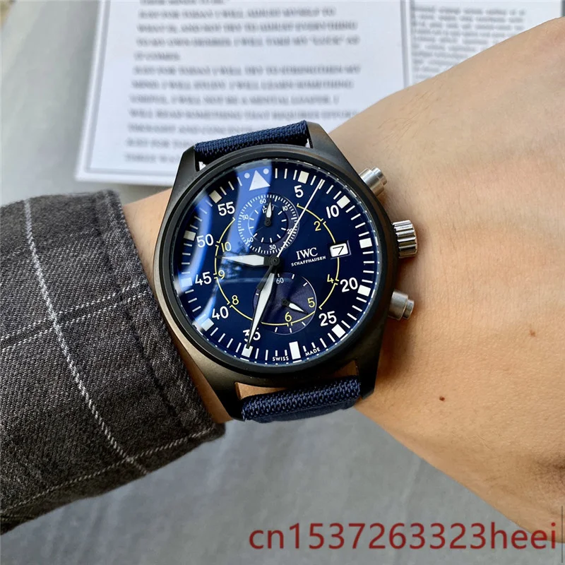 

IWC watch men's skeleton automatic mechanical AAA watch gold skeleton retro men's women watch quartz watch