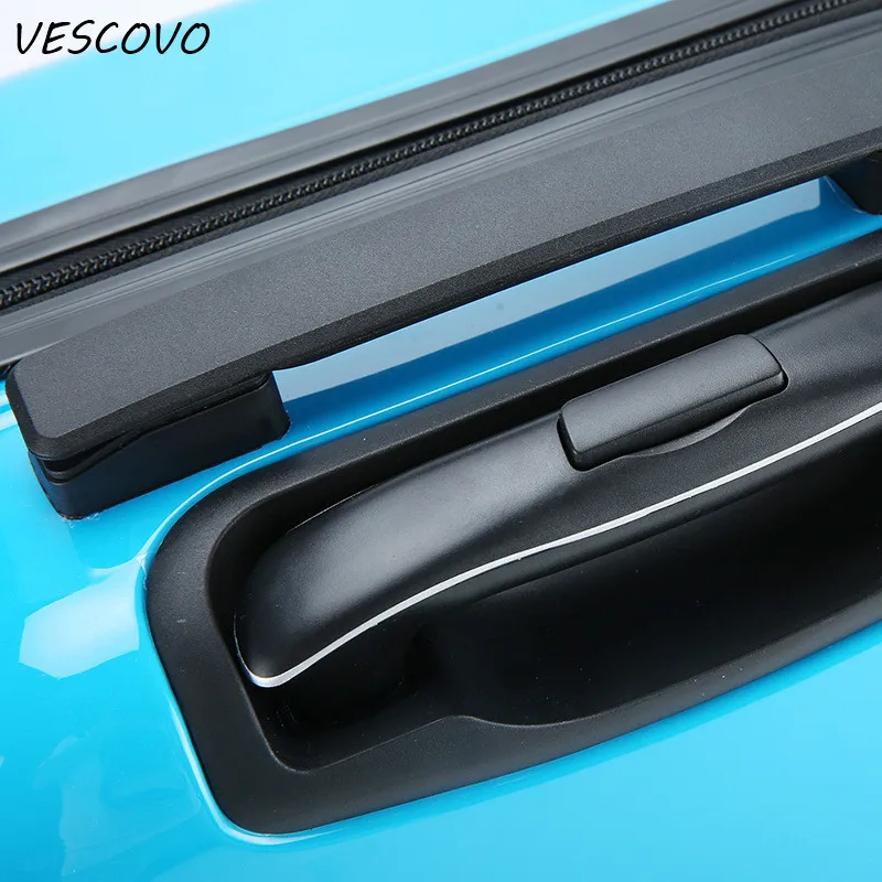 VESCOVO 18 дюймовый мультяшный Детский чемодан на колесиках медведь jingle cat сумка для