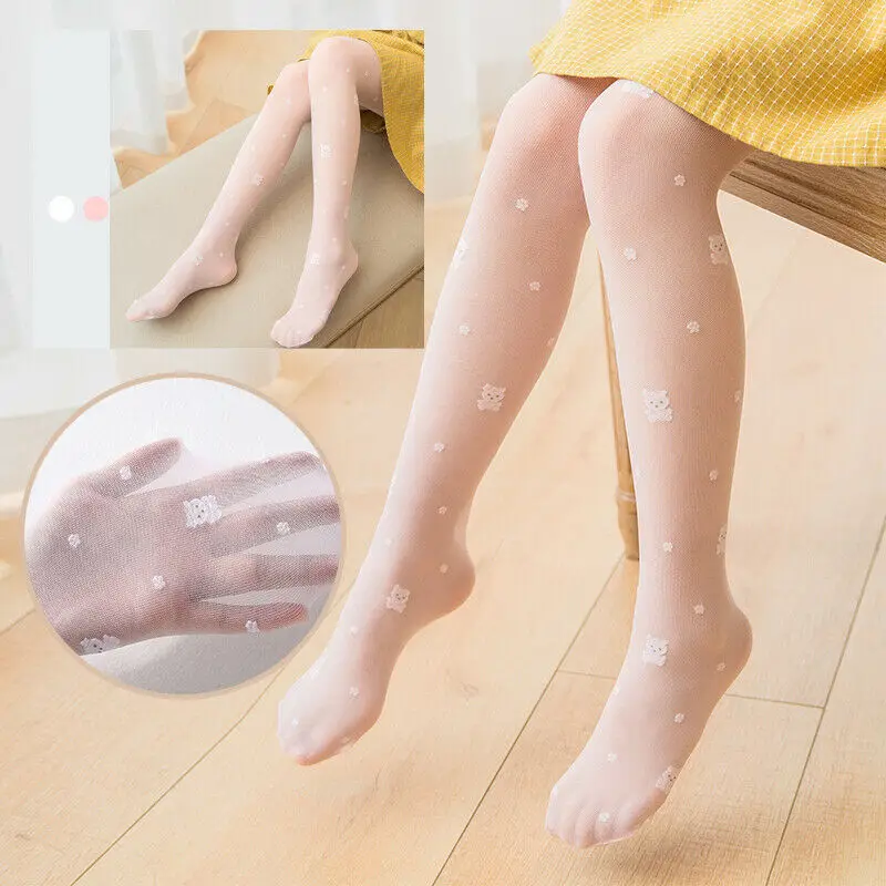 

Cute Toddler Baby Kids Girls Bear Fishnet Panty Stockings Pantyhose Socks Tights