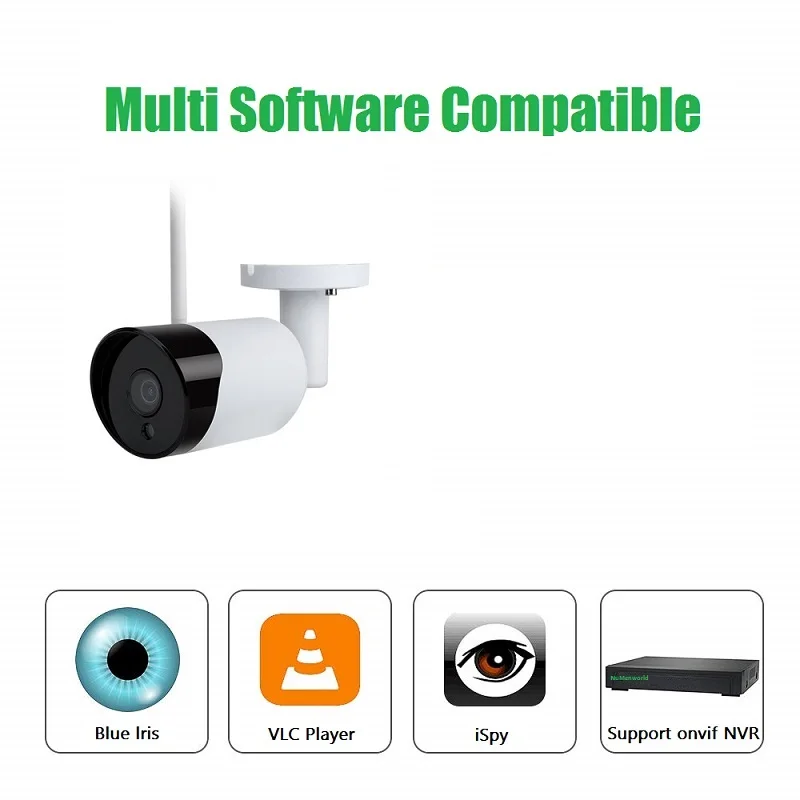 3MP WiFi Camera Outdoor 3 Megapixels HD Security Audio Surveillance Motion Detection IR LED Night Vision IP | Безопасность и