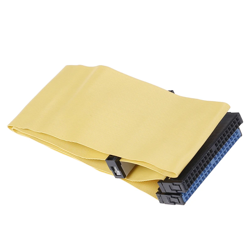 1 шт. 40 контактов 80 проводов PATA/EIDE/IDE жесткий диск DVD ленточный кабель желтый для
