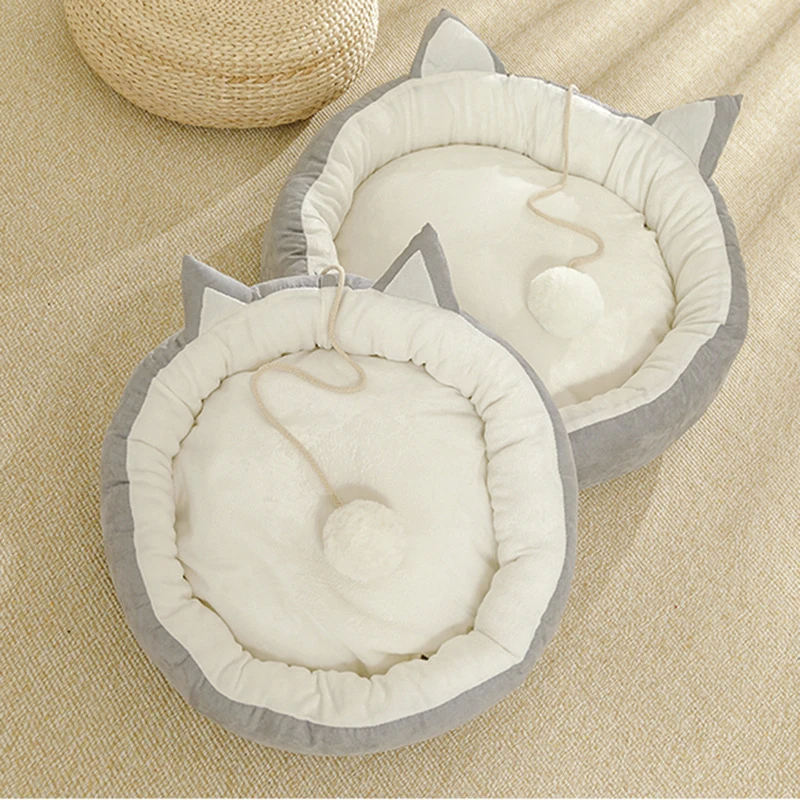 

cozy round house for pet hammock cats beds indoor cat house mat basket beds for cats soft pet cute pet dog cat bed tent house