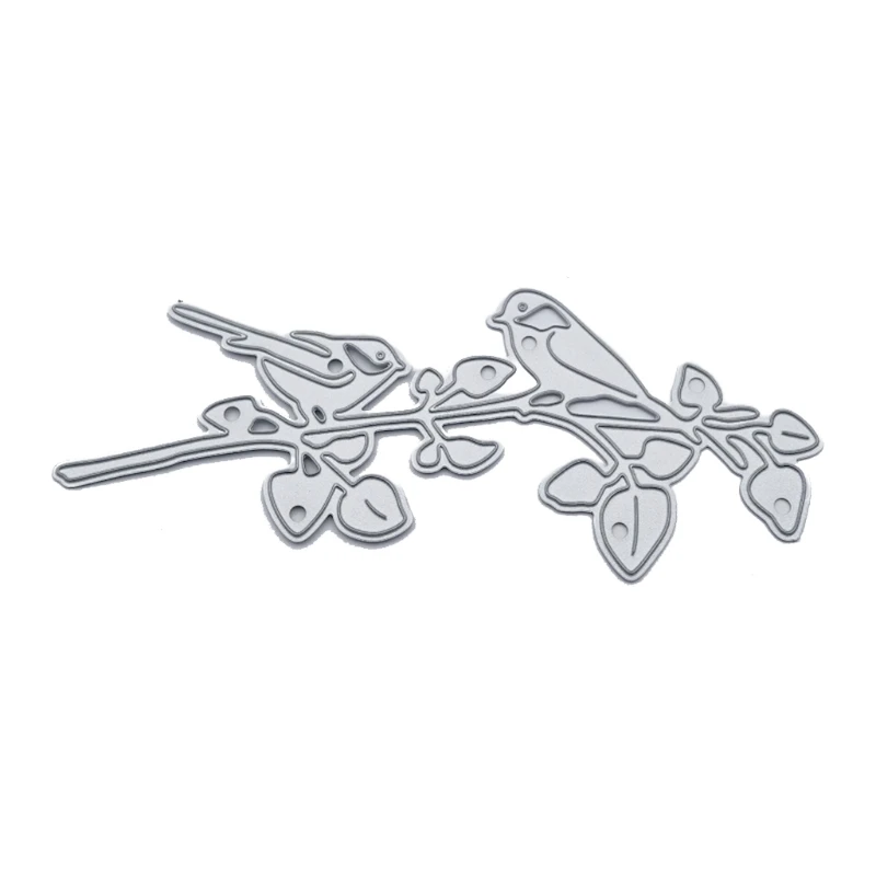 

Tree Leaf Bird Metal Cutting Dies Stencil DIY Scrapbooking Album Paper Card Template Mold Embossing Decoration