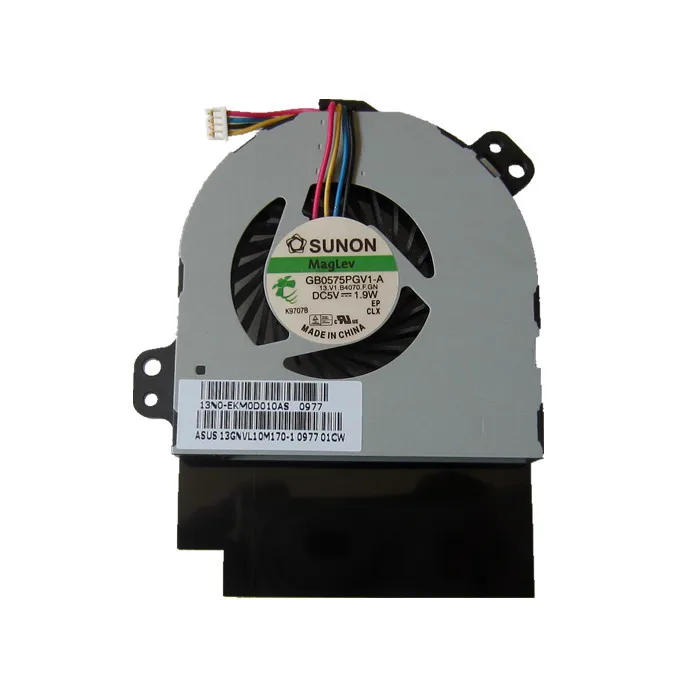 

Новый Процессор охлаждающий вентилятор для Asus UX50 UX50V UX50VT RXO5 GB0575PGV1-A 13.V1.B4070.F.GN DC5V 1,9 W радиатора