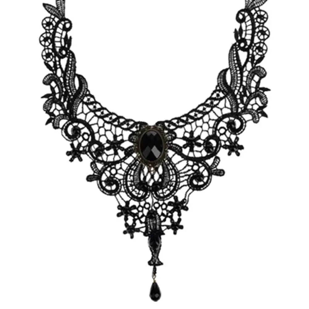 

Flower Lace Bib Necklaces Hot Beauty Faddish Goods Latest 2021 Personality Gift Fashion 2021 Trend Lovely