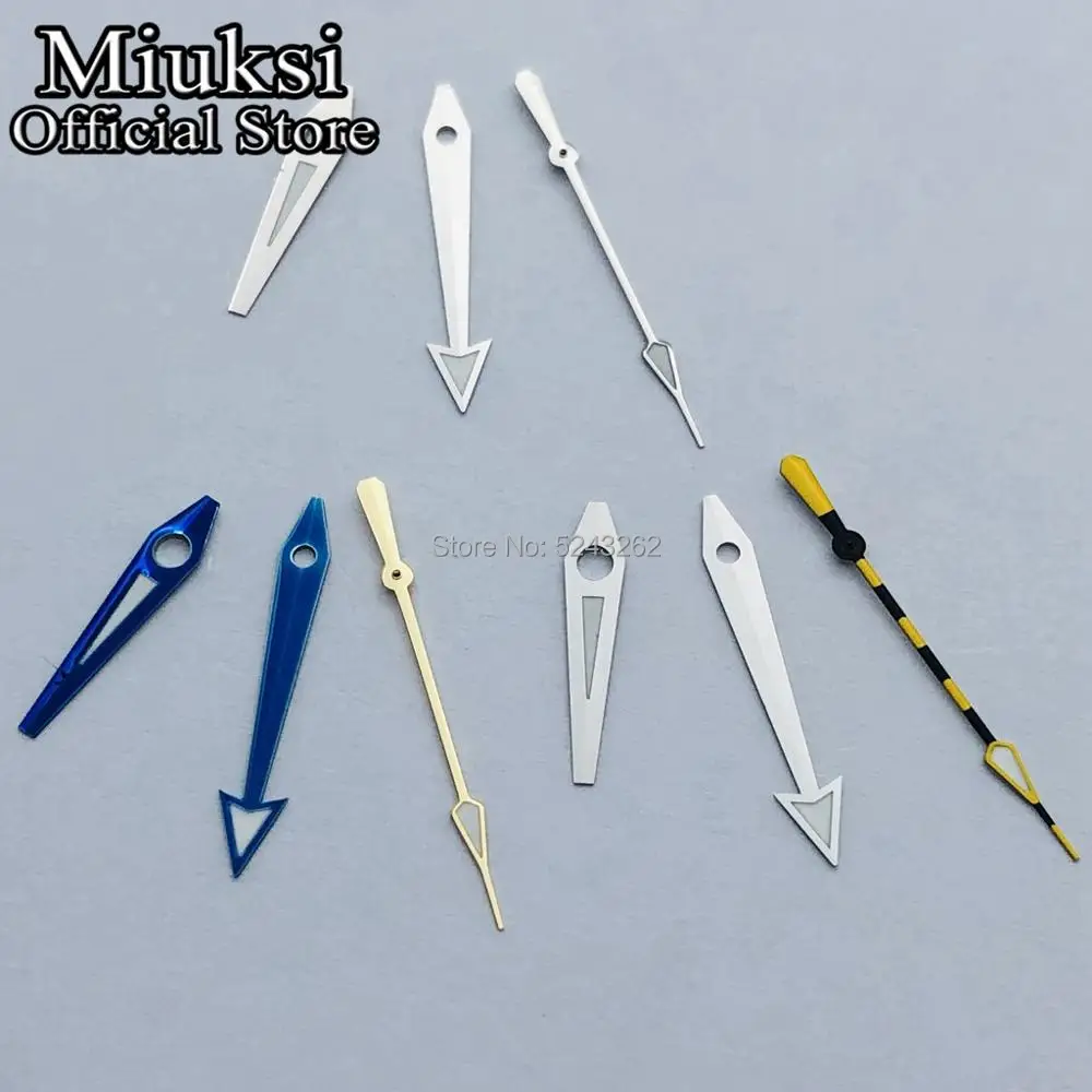 Miuksi стрелки часов подходят NH35 NH36 Miyota 8215 821A 8205 Mingzhu DG 2813 3804 Seagull ST1612 механизм|Стрелки