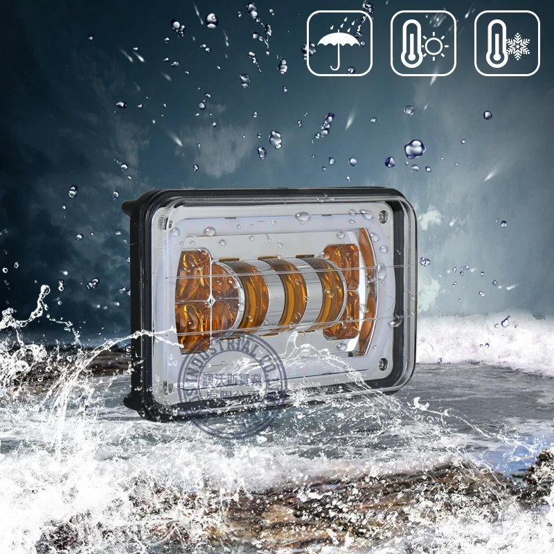 Янтарный поворотный одиночный светильник желтый точечный противотуманная фара 5