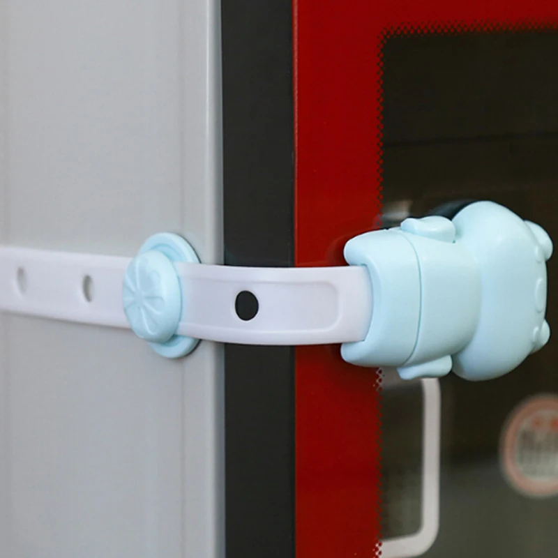 Cerradura de armario de seguridad para beb&eacute;, cerrojo de alta calidad con dibujos animados, protecci&oacute;n para ni&ntilde;os, caj&oacute;n para ni&ntilde;os, cerradura de armario de seguridad para beb&eacute;-2
