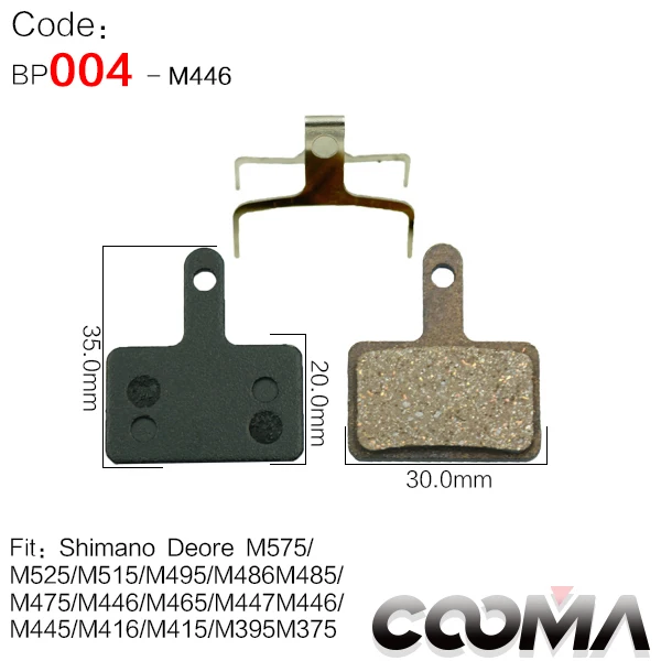 4 пары тормозных колодок для велосипеда AVID SRAM SHIMANO FORMULA MAGURA GIANT и различных брендов