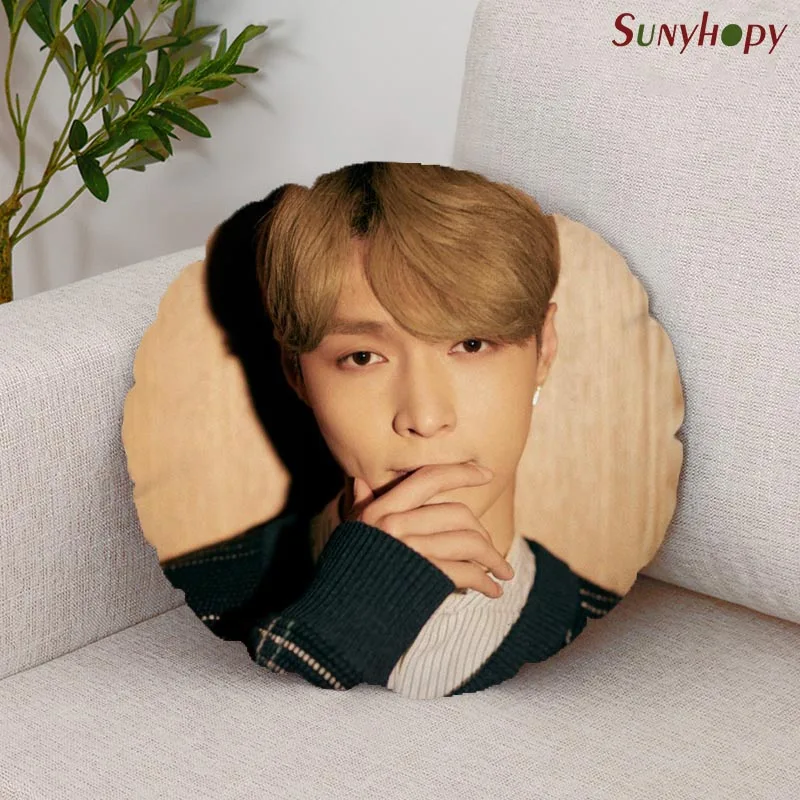 

Exo Lay Round Throw Pillows Peach Skin Pillowcase Cushion Diameter 40cm50cm60cm Home Decoration Cushions-ZLL
