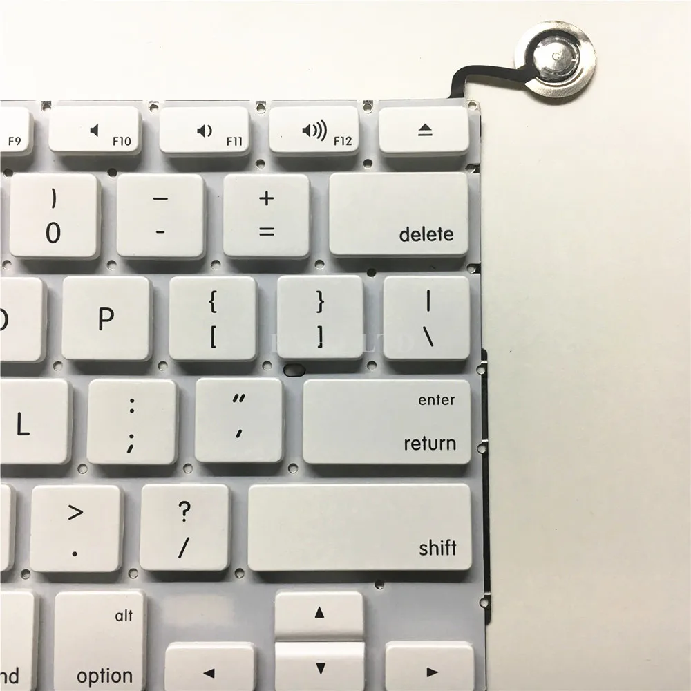 Клавиатура A1342 для MacBook белая клавиатура ноутбука 13 дюймов английская в