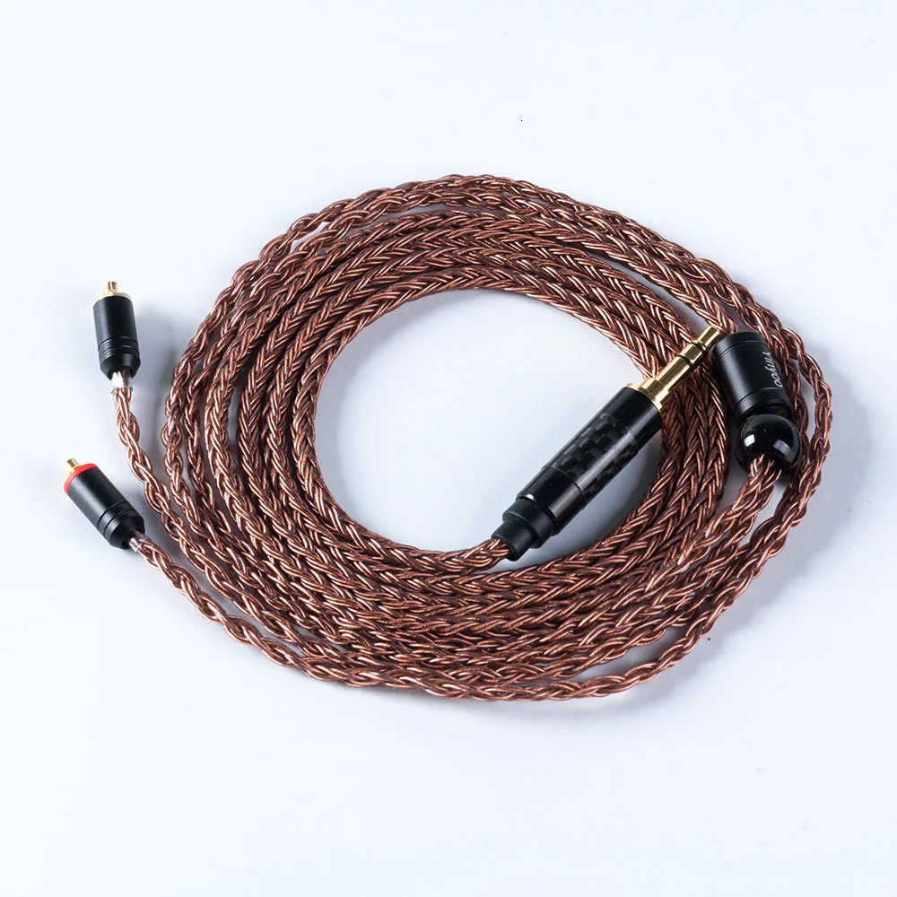 HiFiHear 16 Core коричневый позолоченный Модернизированный кабель 2,5/3,5/4,4 мм балансный кабель с MMCX/2pin разъем для KZ AS10 ZS10 ZST CCA C10