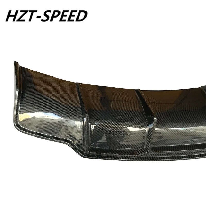 V-образный спойлер для заднего бампера из углеродного волокна диффузор губ