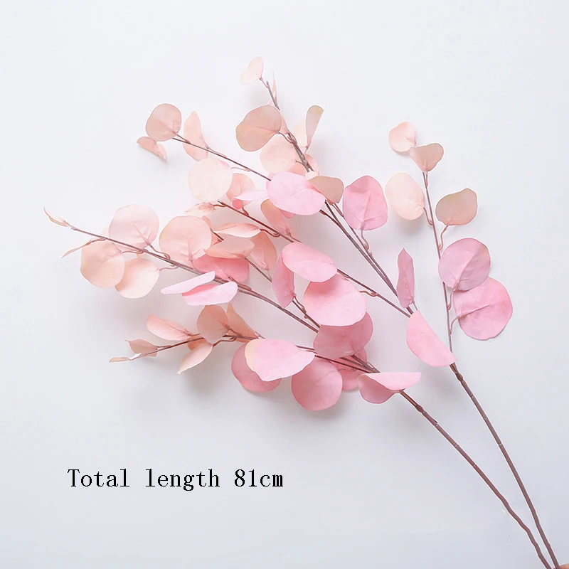 

1Pc Silk Leaf Artificial Apple Leaf Fake Flower Branch Eucalyptus Leaf for Home Living Room Diy Wreath Gift Wedding Dec