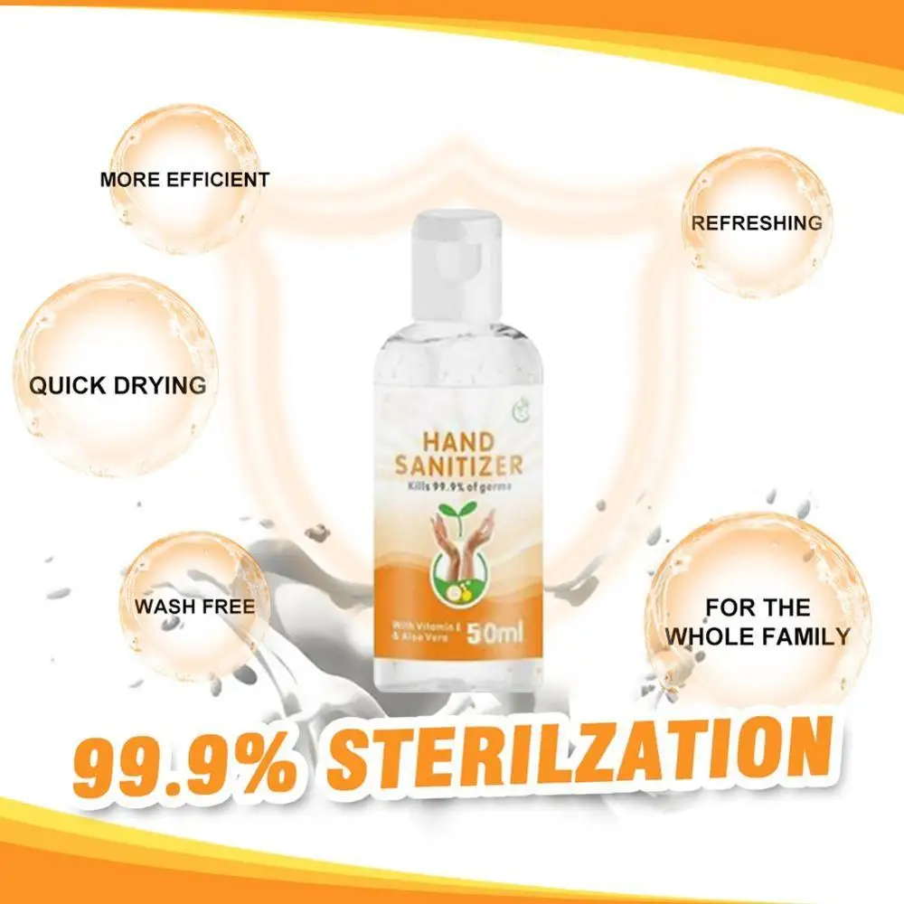 100 мл портативный милый Антибактериальный одноразовый дезинфекционный гель