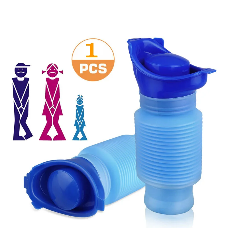 

Hiking Pocket Toilet Shrinkable Shrinkable Urinal Unisex 750ML Accessories