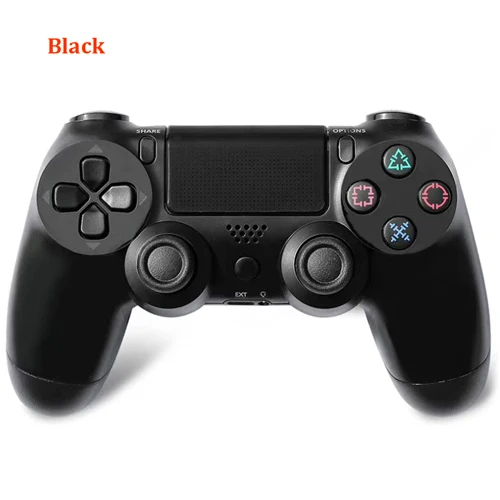 Black Для беспроводного геймпада контроллер для Playstation Dualshock PS4 4 Bluetooth джойстик геймпады для PS4/PS4 Pro Silm PS3 PC Игры - Цвет: Black