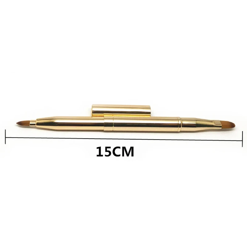 

Double Head Automatic Telescopic Brush Portable Lip Brush Eyebrow Brush Eye Shadow Brush