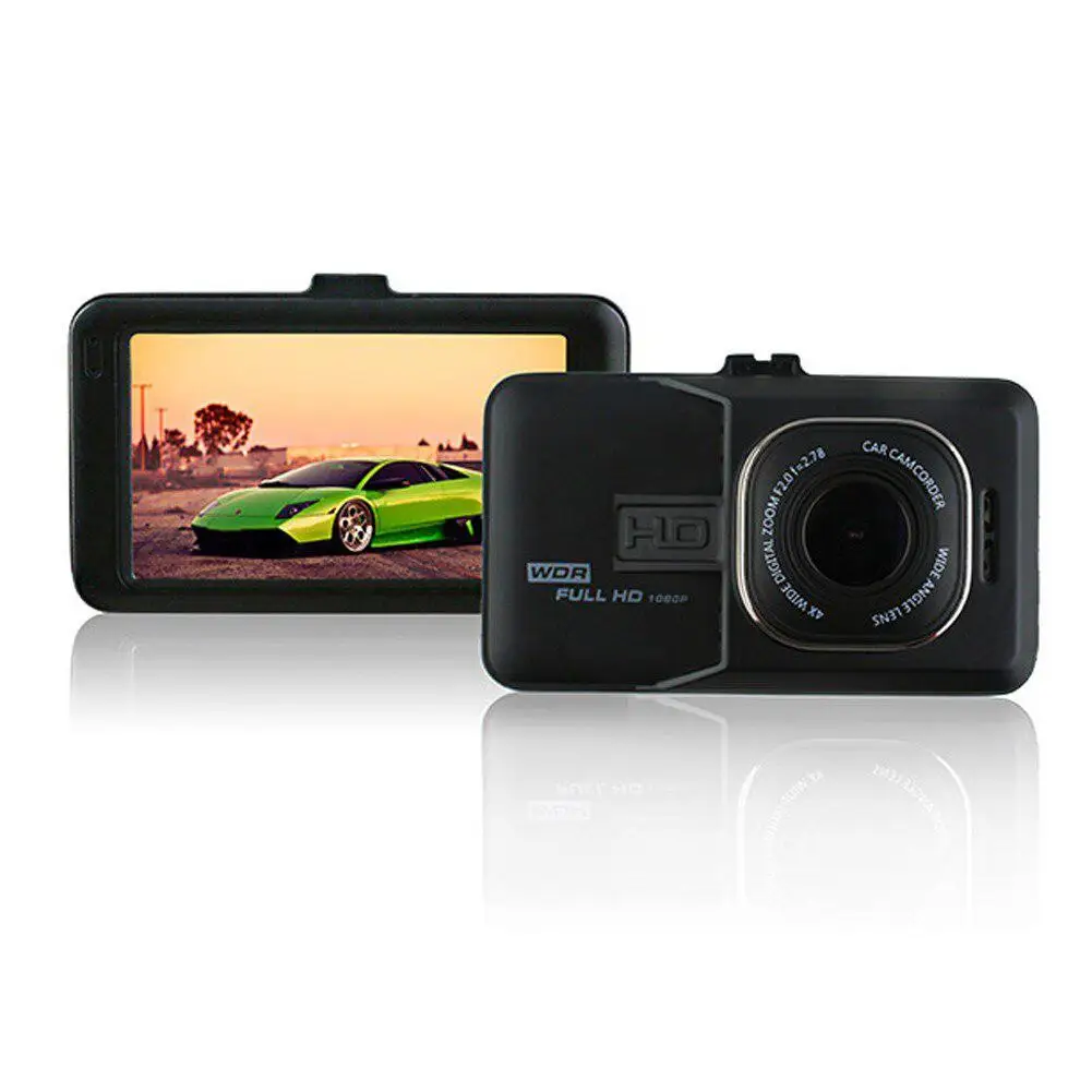 Автомобильный видеорегистратор FH06, экран 3,0 дюйма Full HD 1080P, широкоугольная видеорегистратор с присоской