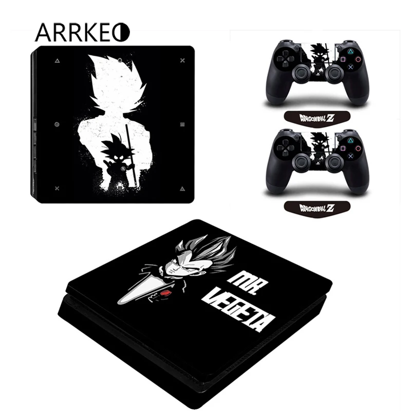 ARRKEO Dragon Ball Vegeta защитный винил чехол PS4 тонкий кожи наклейки для sony playstation 4 Тонкий