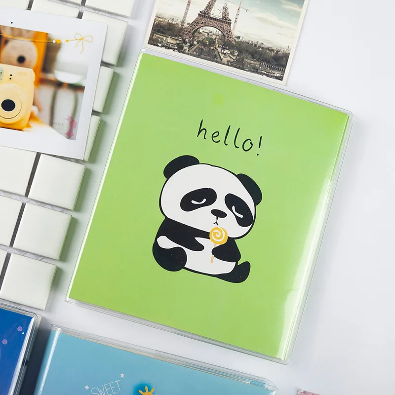 Альбом для мгновенной фотосъемки из ПВХ 64 кармана 3 дюйма в виде панды Fujifilm Instax