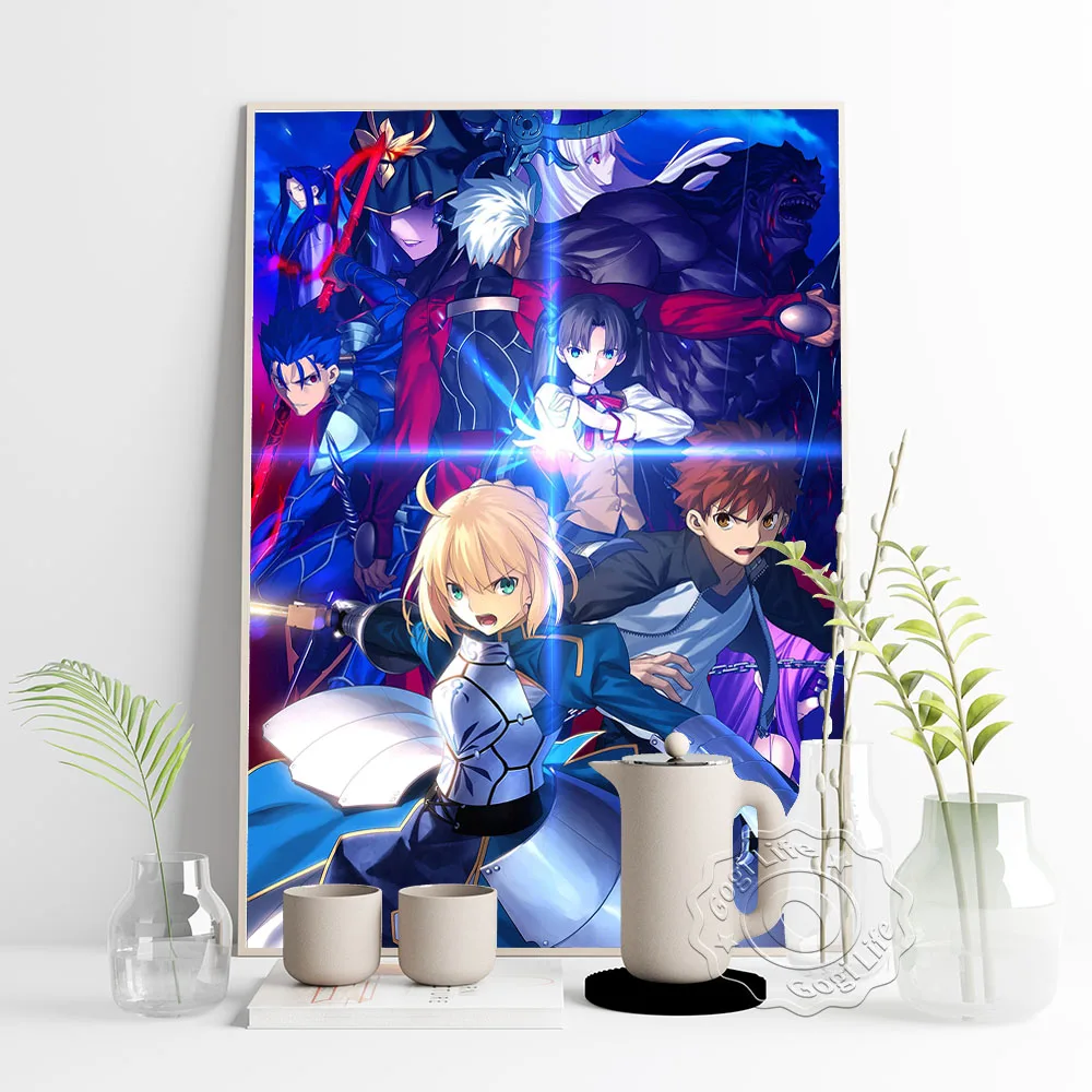Плакат Картина на холсте Fate Stay Nigh коллекция подарков для фанатов Настенный декор