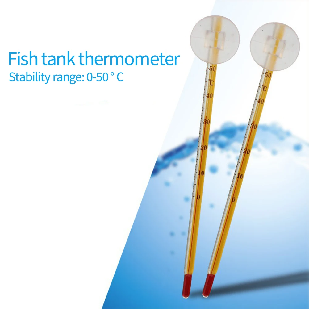 

Aquarium Thermometer Turtle Fish Tank Glass Temperature Meter Suction Cup Glass Aquarium Thermometer Fish Tank Accessory