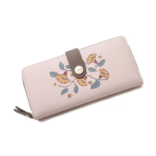 

Ladies Wallet Women New Korean Version of the Zipper & Hasp Multifunctional Long Wallet