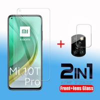 2 in 1 camera lens protective for xiaomi mi10t xaomi mi10tpro xiomi mi 10t t10 pro 10tpro t10 t10pro glass tempered sheet film