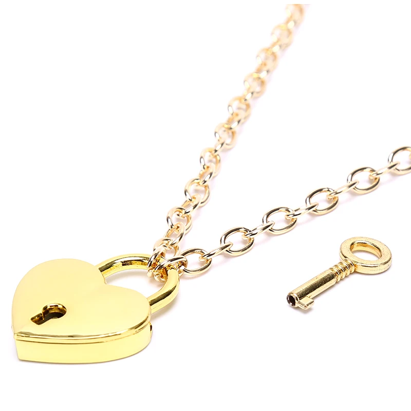 

Key To My Heart Lock Necklace Chain Jewelry Valentines Couple Gift New