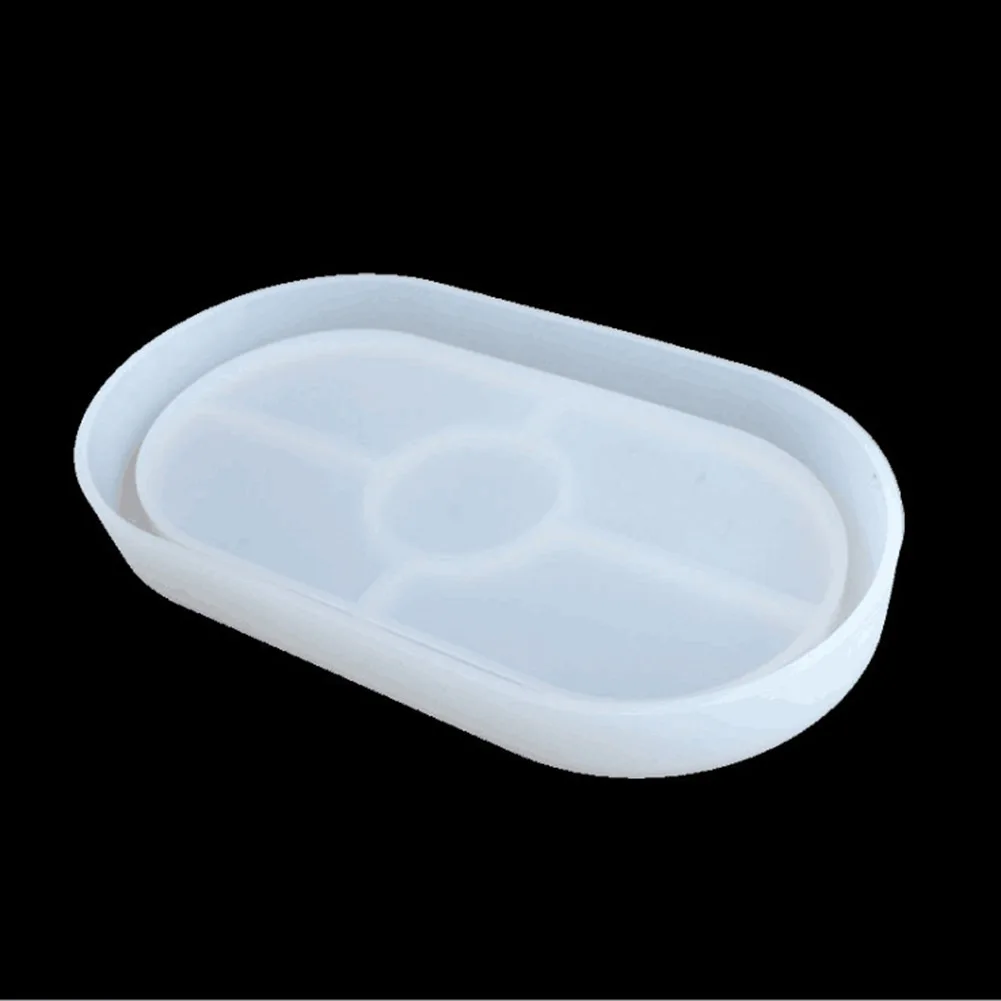 

DIY овальный поднос с украшением в виде кристаллов смолы силиконовые формы клея зеркало силиконовые формы с украшением в виде кристаллов акс...