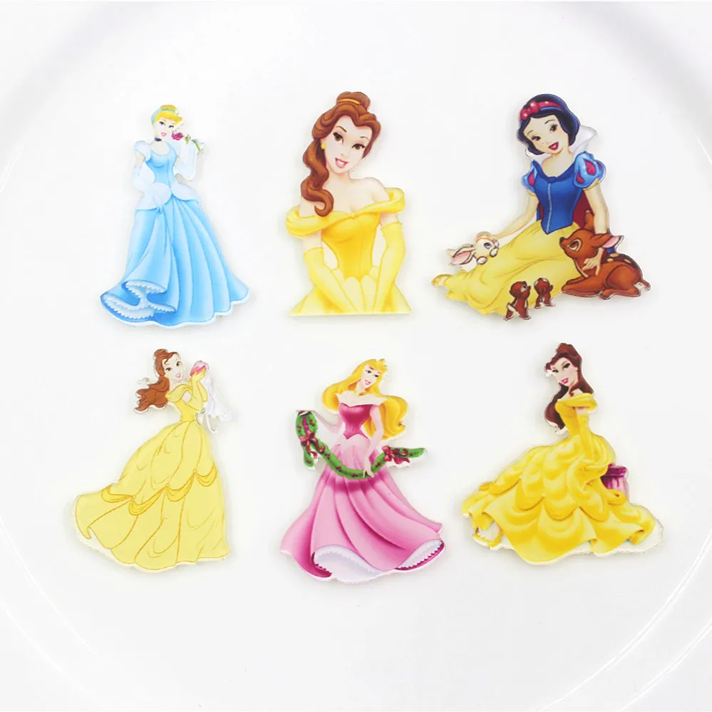 BR0040 1 шт. Акриловая плоская спинка акриловая брошка мультфильм головной убор