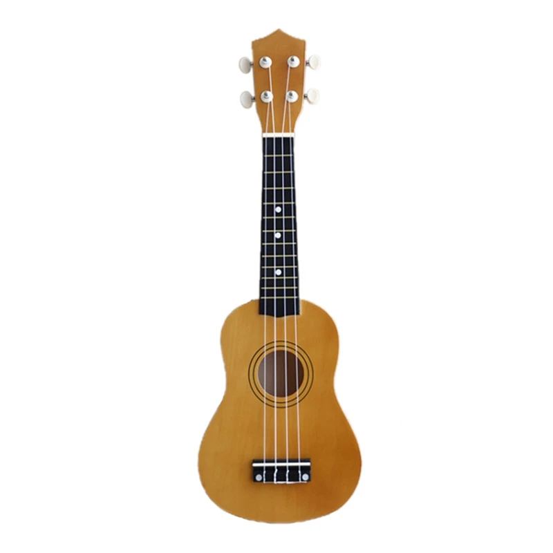 2Pc 21 Inch Soprano Ukulele 4 Strings Hawaiian Guitar Uke + String Pick for Beginners Kid Gift(Red Brown&ampMocha) | Спорт и
