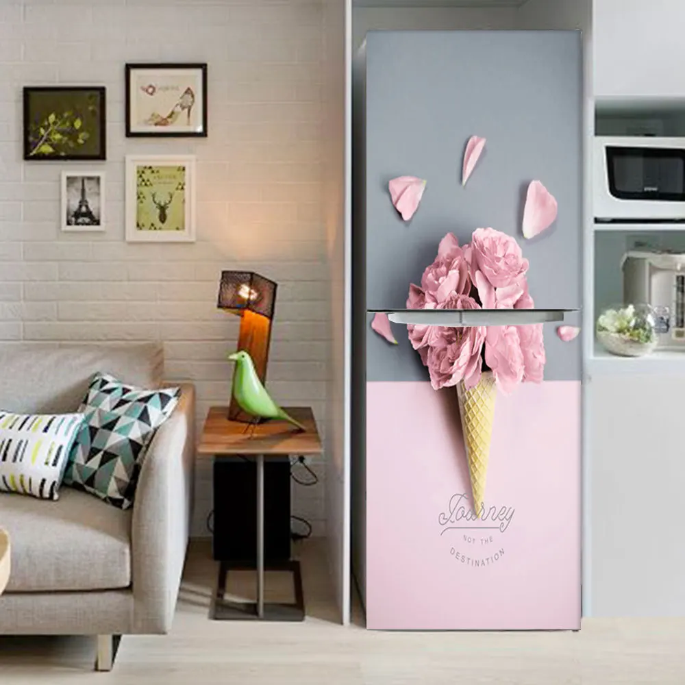 

Valentines' Day Door Sticker Wardrobe Renovation Bedroom Living Room Waterproof Decorative Vinyl Porta Decal Peel and Stick