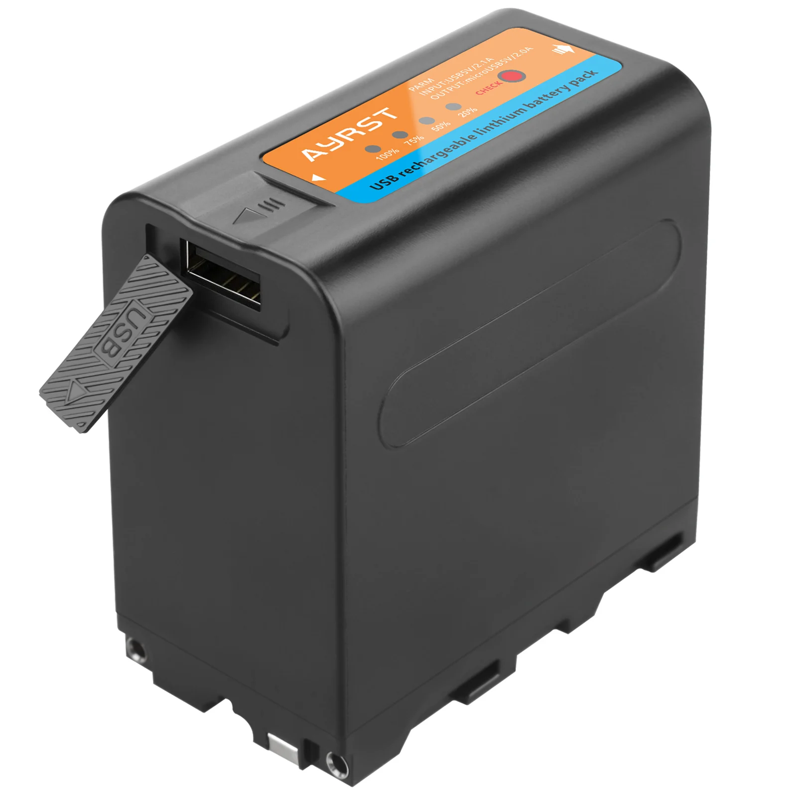 8800mAh NP-F980 NP-F970 F960 Battery with USB Cable LED Indicator for Sony F550 F570 F750 F770 MC1500C Video Light | Электроника