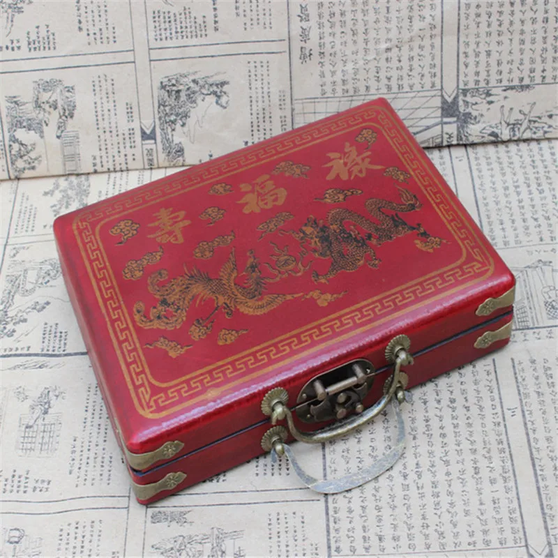 2019 домашняя антикварная коробка для игры маджонг высокое качество подарок