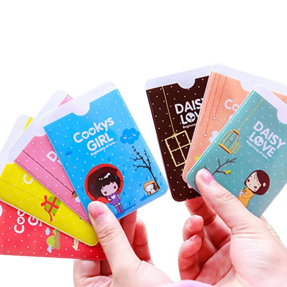 Прекрасный Cooky девушка держатель для карт Id банковские карты Чехол Защита