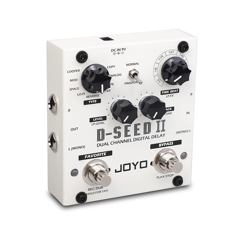 JOYO D-SEED II Digital Delay Pedal For Electric Guitar Floor Multi Looper&Delay Guitar Effect Pedal Guitar Bass Accessories enlarge
