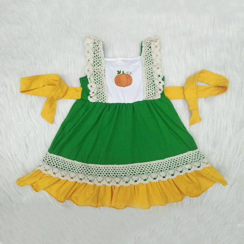 Модные платья дизайнерская летняя детская одежда милое платье для маленьких