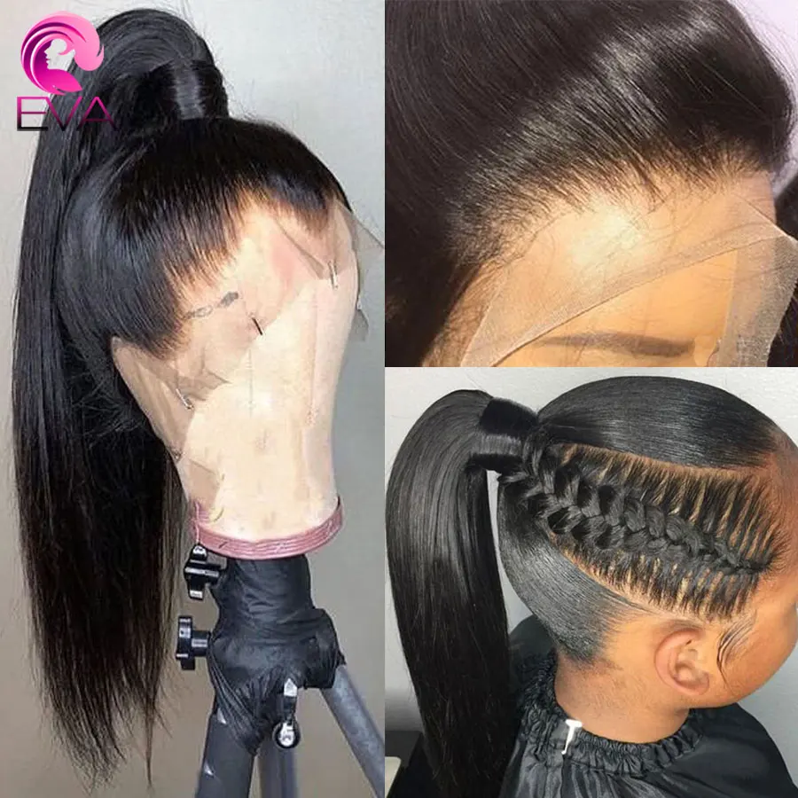 Эва волос полный кружево человеческих парики предварительно сорвал с Детские