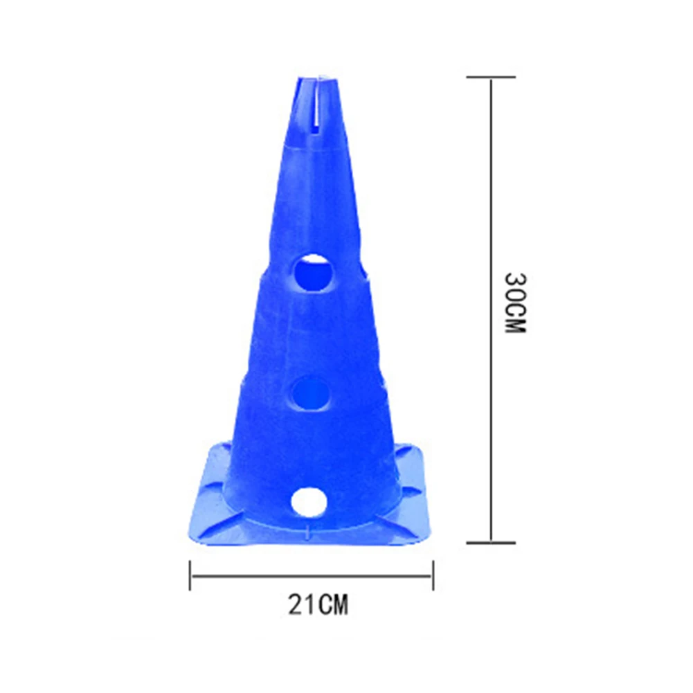

5 Pcs Roadblock Rugby Portable Eco-friendly Multicolor Sport Marker Stadium Outdoor Training Cones Football Barrier Eye-catching