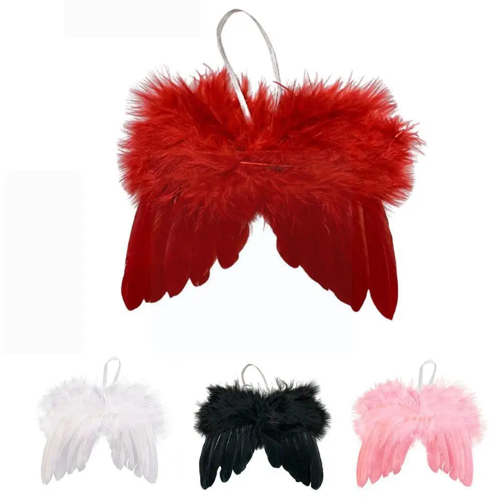 

1pcs Feather Wing Lovely Photography Props Accessories Ornaments Home/party/wedding Hanging Decoration Tree Ornament Christ K0n5