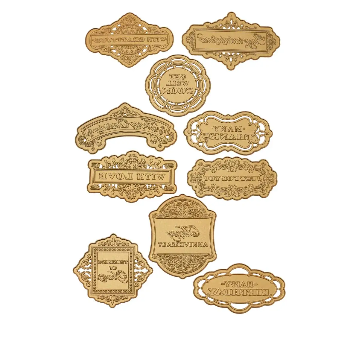 

Lace Rectangle Text Label Die 2021 Arrival New Metal Cutting Dies Scrapbook Diary Decoration Stencil Embossing Template DIY