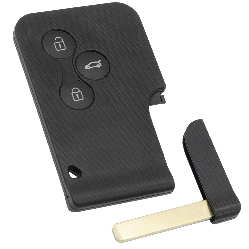 WhatsKey 3 кнопки смарт-карты дистанционного ключа чехол для Renault Clio Logan Koleos Megane 2 Scenic