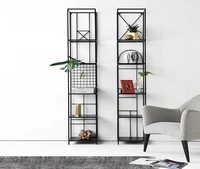 nordic wrought iron racks ins decorative lockers floor shelves online celebrity bedroom office display shelves