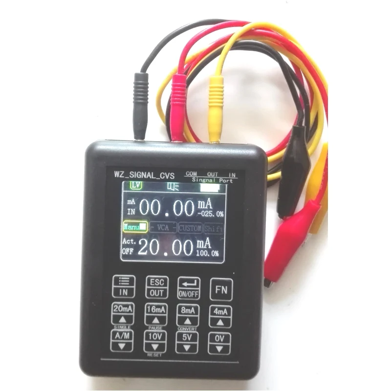 

Adjustable Current Voltage Analog Simulator 0-10V 4-20mA Signal Generator Sources transmitter calibrator