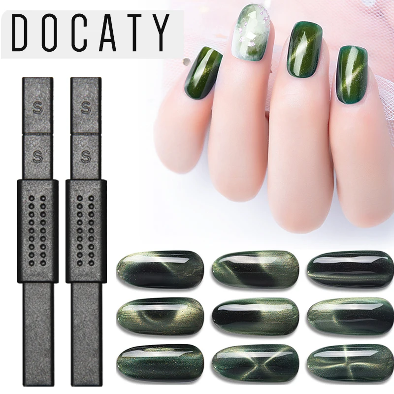Docaty Nail Art многофункциональная Черная Магнитная палка магнитная доска для 3D