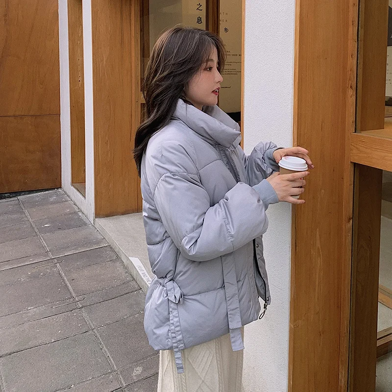 Новинка 2020 хлопковое платье женское короткое свободное зимнее пальто в