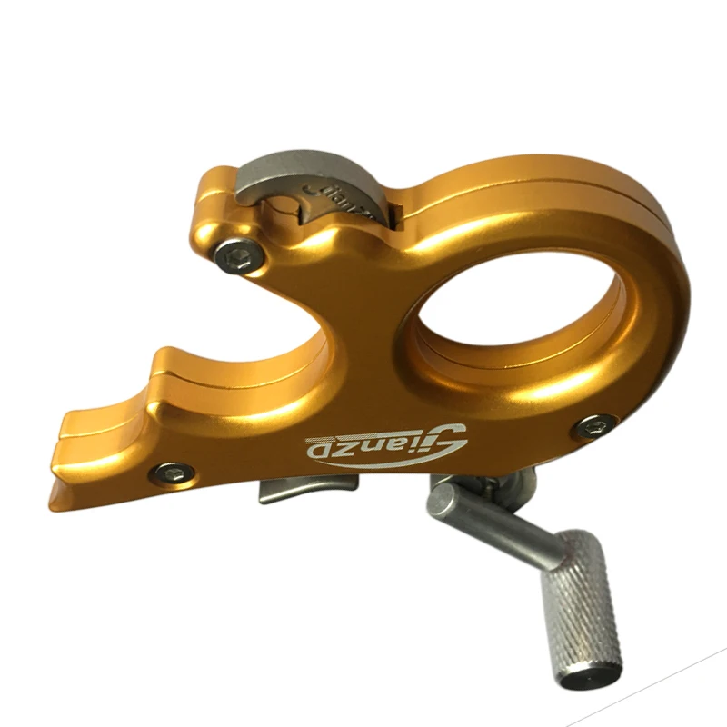 3 пальца Нержавеющая сталь зажим Тип крюк пресс релиз сцепление блочного лука